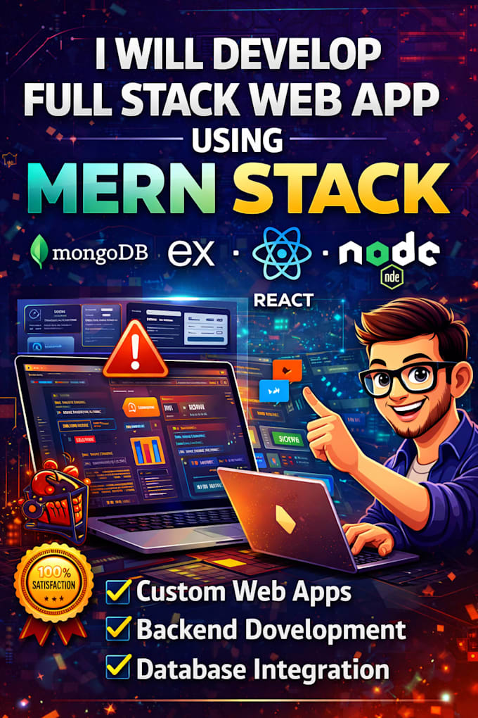 develop full stack web app using mern stack