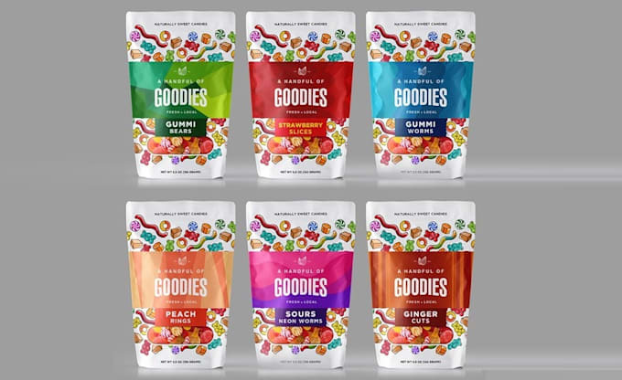 design packaging pouch label wrapper design