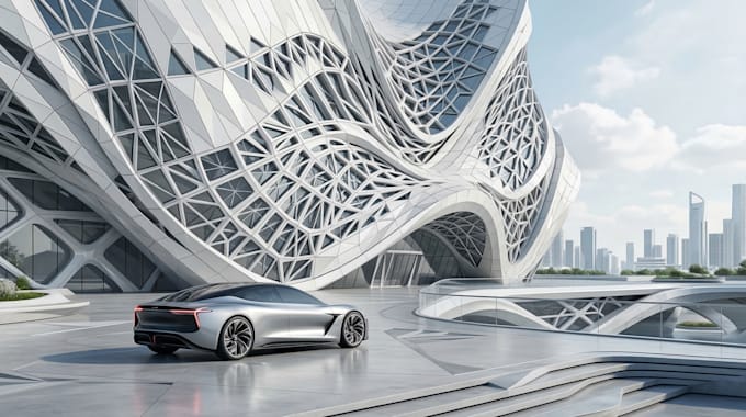 create parametric 3d designs for architecture facades, structures, and product
