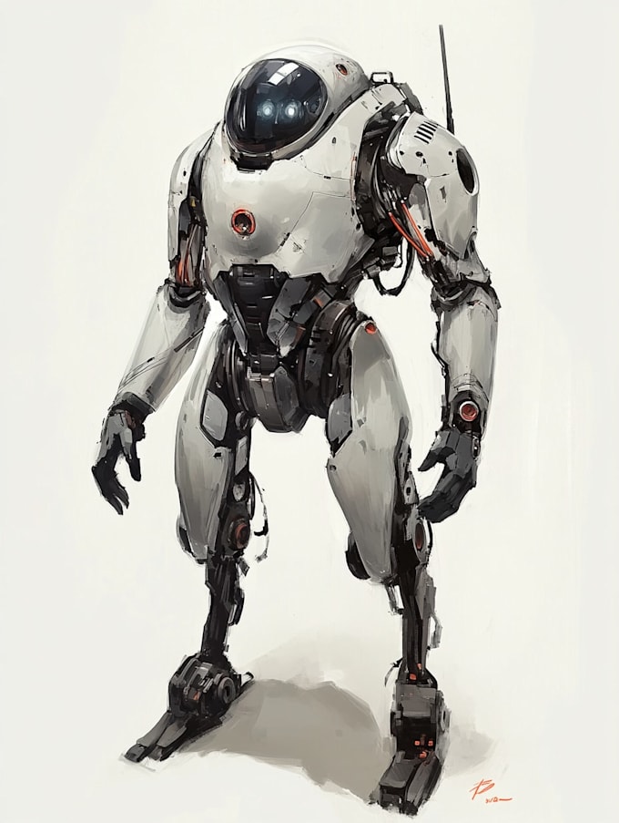 high quality robot, mecha concepts