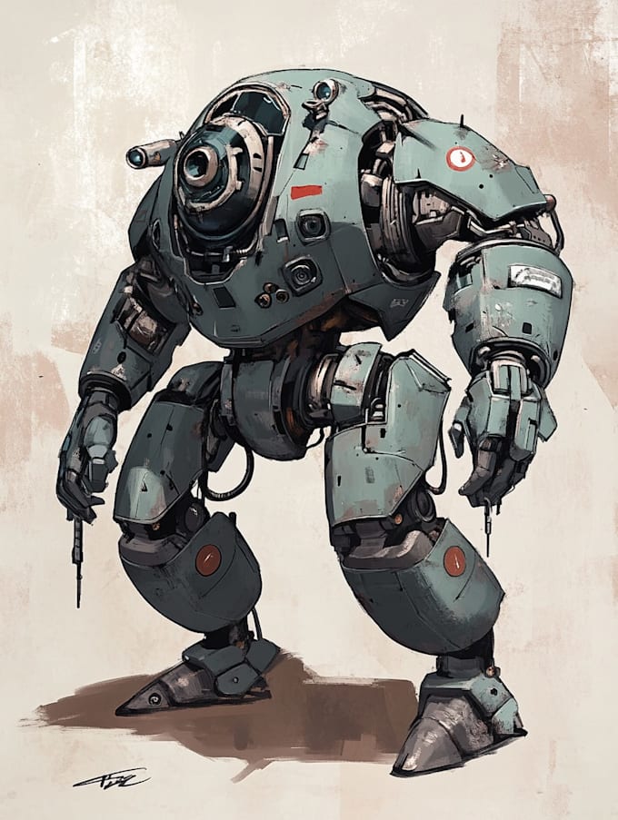 high quality robot, mecha concepts