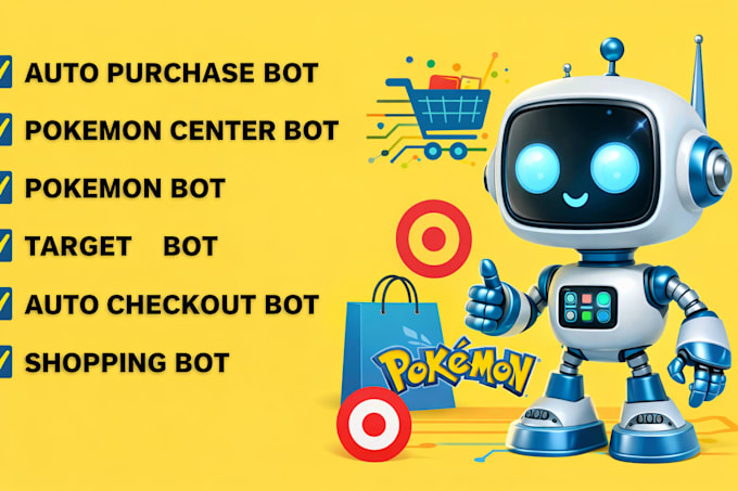 make shopify bot, auto checkout bot, walmart bot, bestbuy bot, restock bot