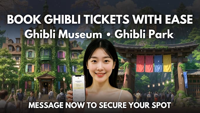 Prenotare biglietti per il museo ghibli, pokémon cafe, ghibli park a ...
