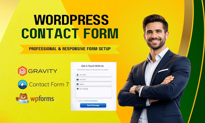 create or fix wordpress form using contact from 7, gravity form, wp form