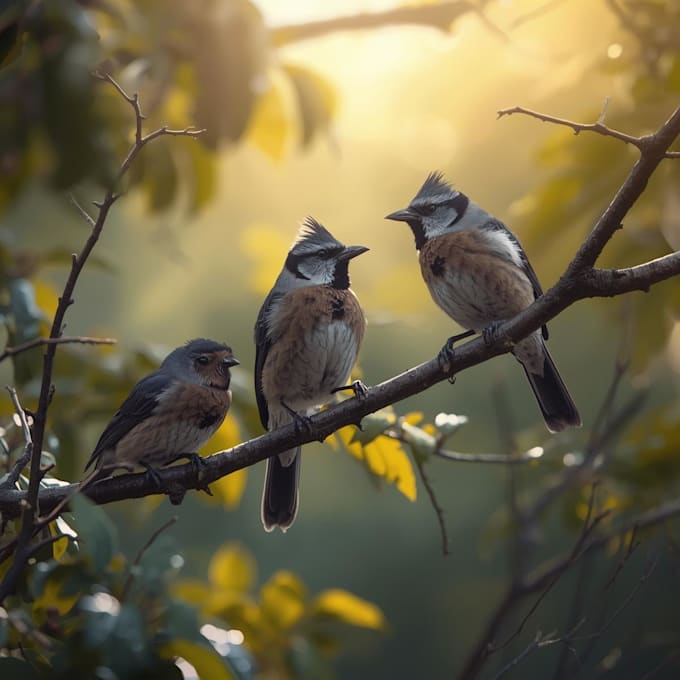 illustrate birds in photoshop