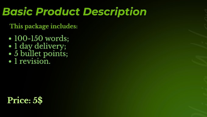 write SEO product descriptions that increase sales