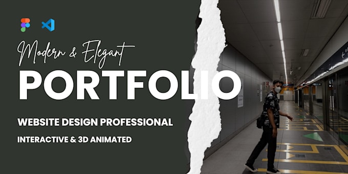 make your portfolio website more attractive with an elegant and cool design