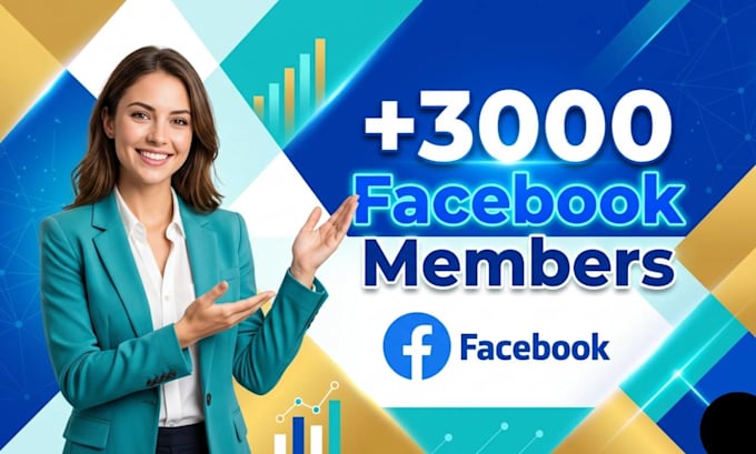 grow up 3000 facebook members fast