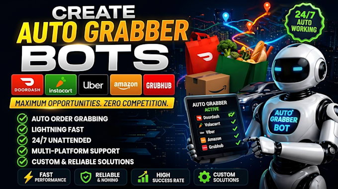 setup spark driver bot, spark delivery bot auto accept orders bot, spark