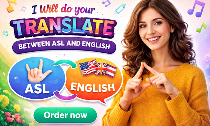 interpret between asl, bsl, and english professionally