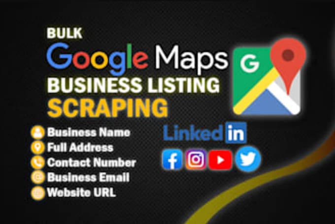 do google map scraping for business leads with emails