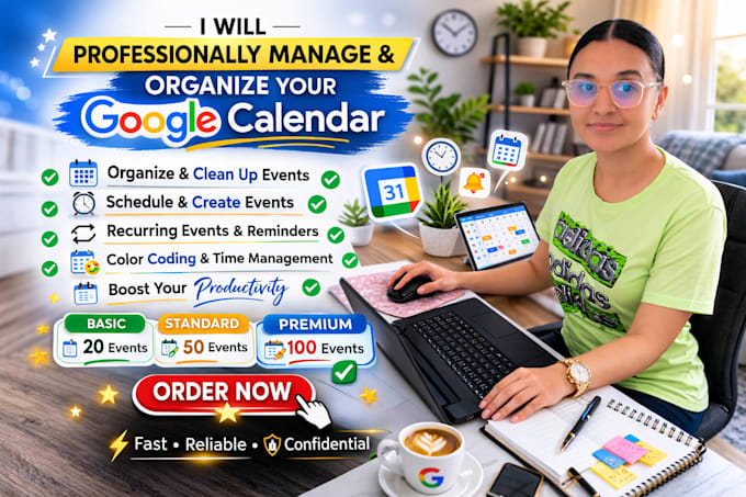 professionally manage and organize your google calendar