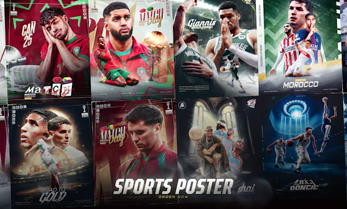 design professional sports posters