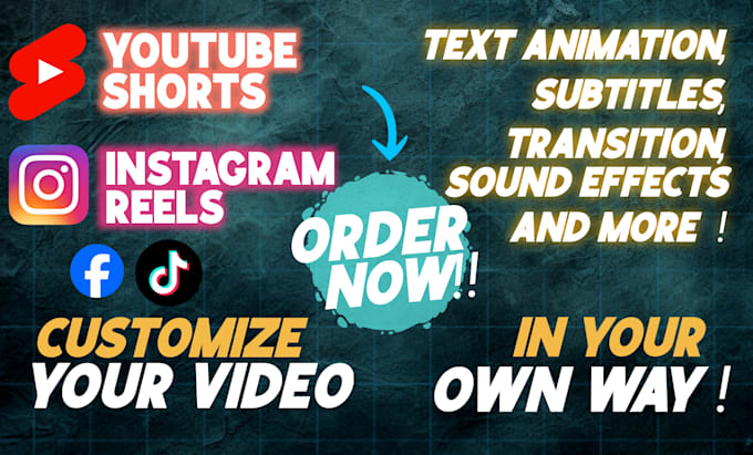 edit yt, ig, fb reels with captions, subtitles and effects