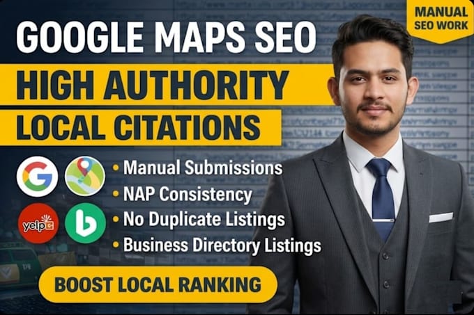 build manually local citations and optimize your google maps SEO