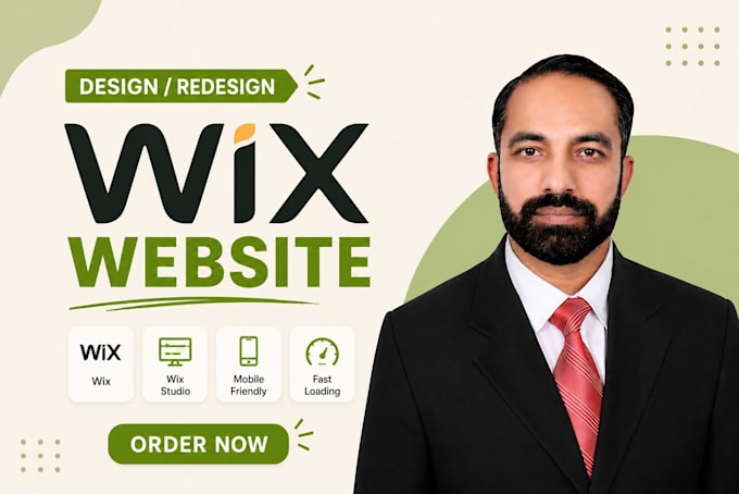 design or redesign a professional, fast, responsive wix website or landing page