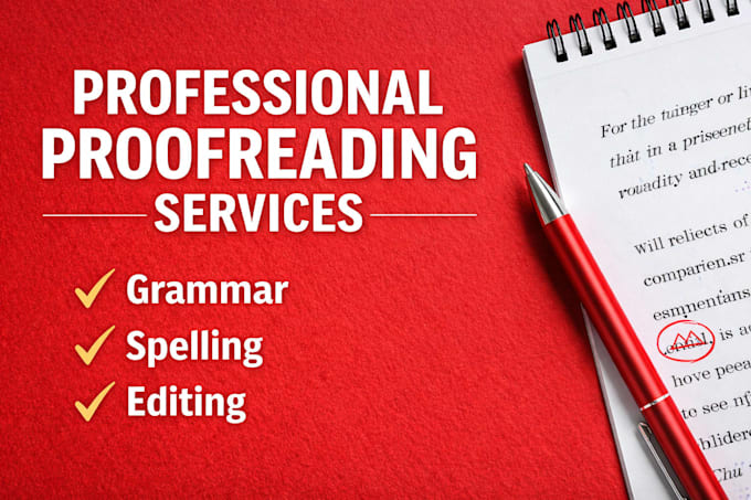 proofread and edit your articles, blogs or documents