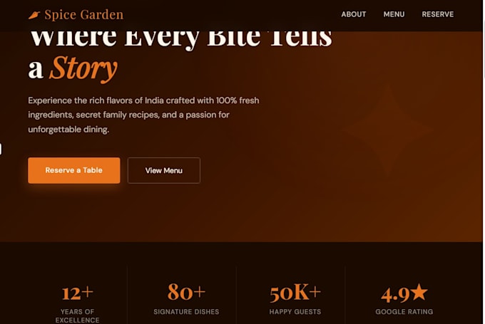 create a modern landing page for your small business