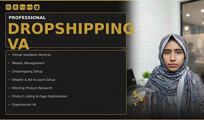 shopify ecommerce virtual assistant and store manager