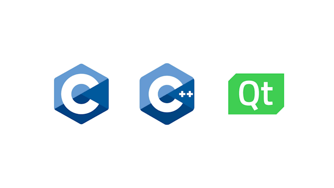 code in cpp and c, using qt