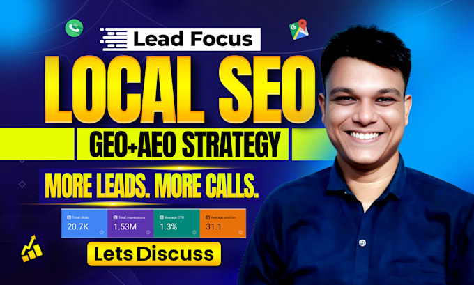 do lead focused local SEO and gmb ranking using GEO, and aeo for ai rank