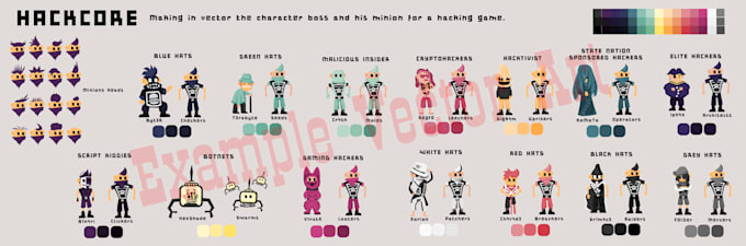 your 2d art vector or pixel art
