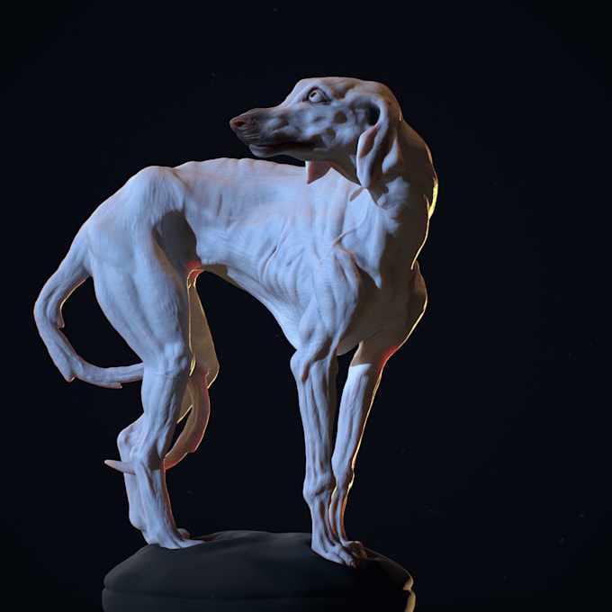 create high res 3d creature sculpts and realistic renders