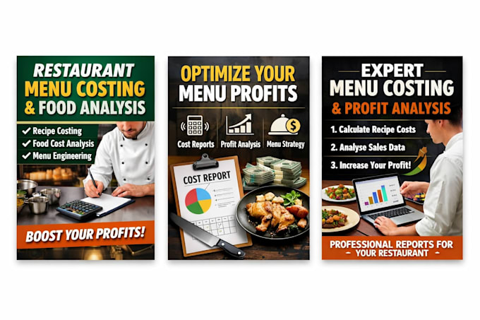 do restaurant menu costing, food cost analysis and menu engineering