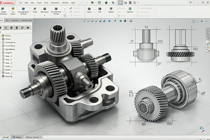 Create 3d cad mechanical models, stl files, and product design in ...
