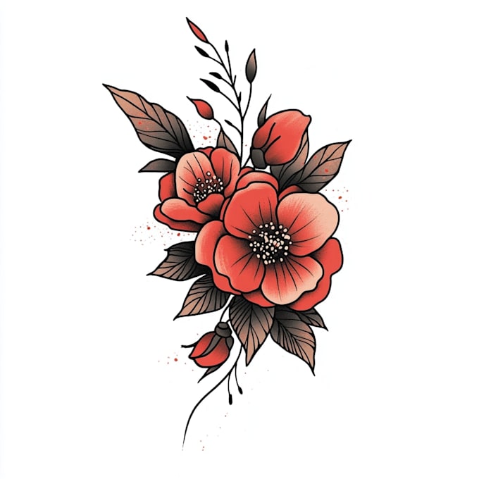 make custom minimalist line art tattoo