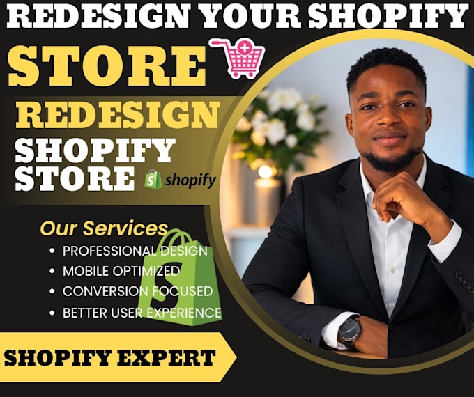 redesign shopify store, shopify website redesign, shopify expert
