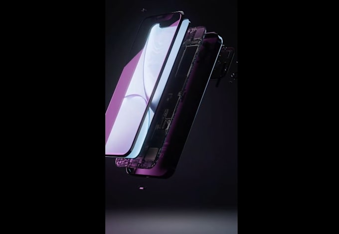 create a professional 3d smartphone product animation