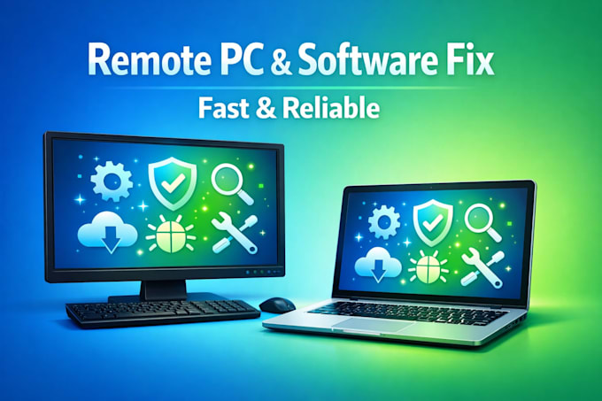 fix your PC software issues remotely via anydesk
