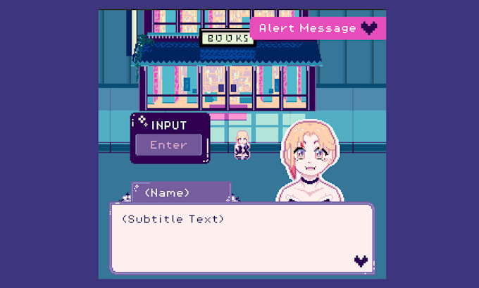 create a pixel art character