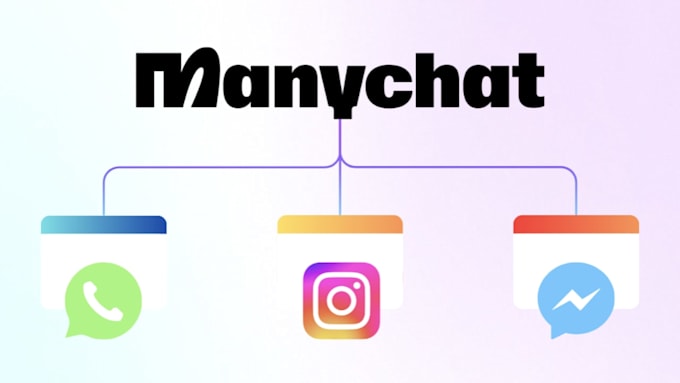 create chatbot for whatsapp, instagram and facebook messenger using manychat