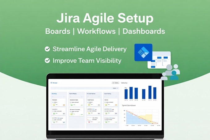set up jira workflow boards and dashboards for your team