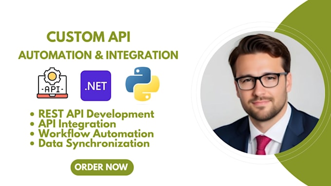 build rest API and integrate API for automation and backend systems
