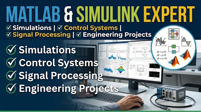 help in matlab coding, simulink simulation and engineering tasks