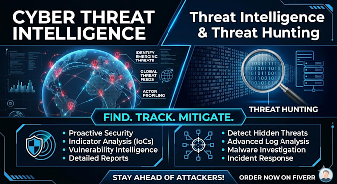 perform cyber threat intelligence and proactive threat hunting