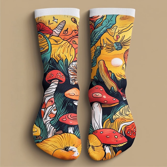 design custom and unique socks design