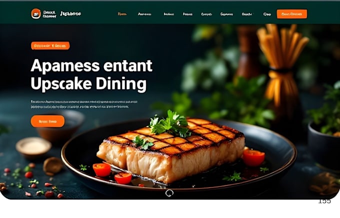 design wordpress restaurant website with online ordering booking