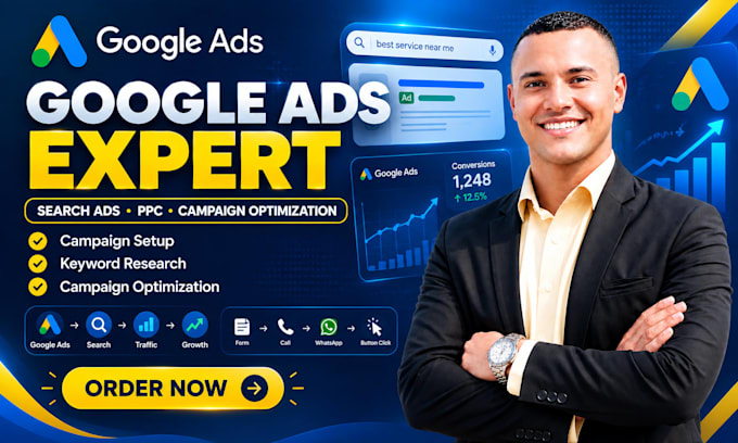 setup, optimize and manage your google ads PPC campaigns