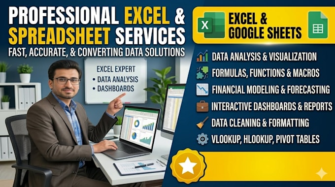 excel and spreadsheet work