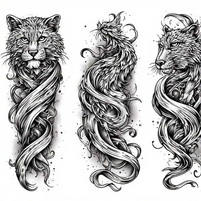 design a modern and minimalist tattoo design