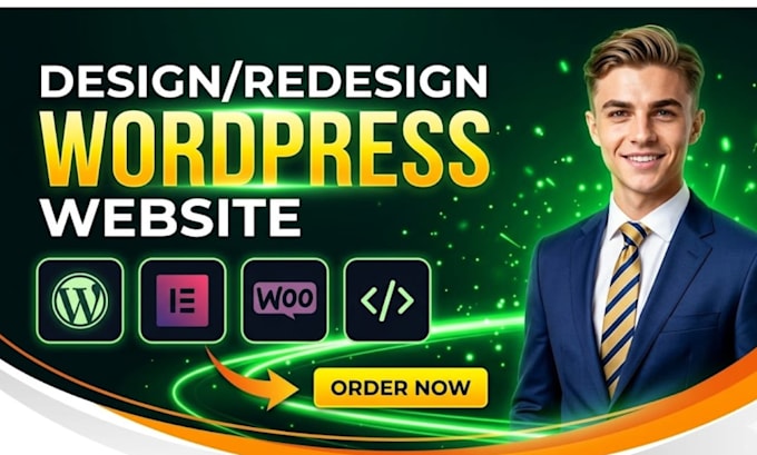 build, design a wordpress website with complex custom design and elementor