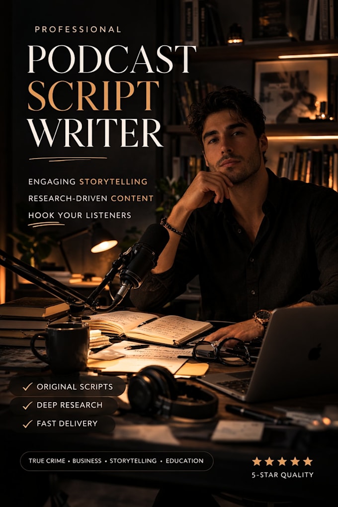 write engaging podcast scripts for your shows