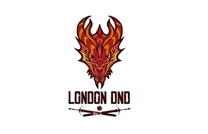 design dungeons dragons group logo