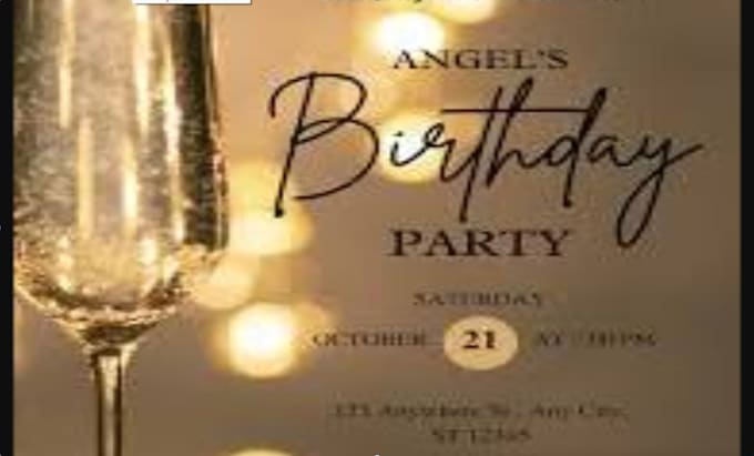 impressive party invitation card