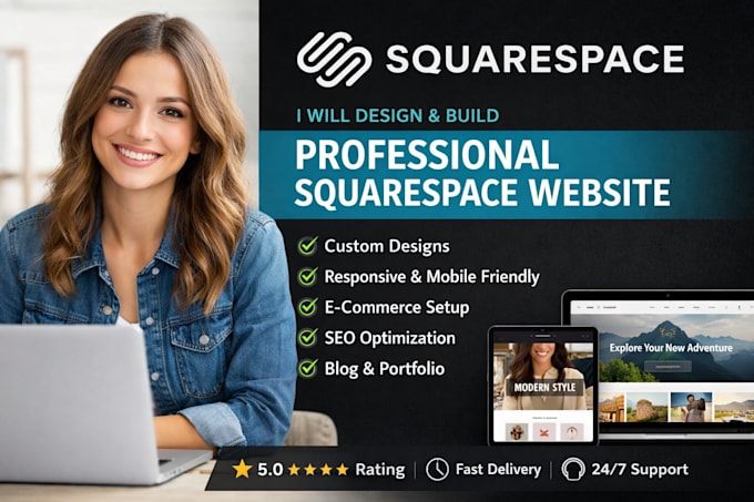 help your business with SEO opetimised website development squarespace
