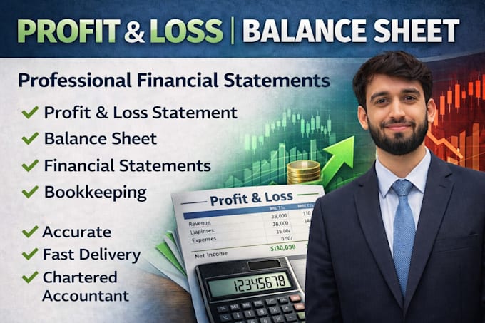 prepare financial statement, profit or loss,income statement